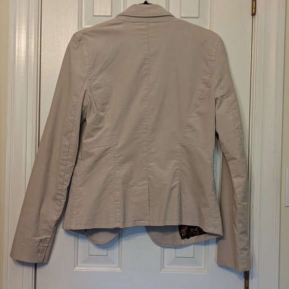 Calvin Klein Curdoroy Blazer, Ivory, Women's size Medium - Picture 3 of 5